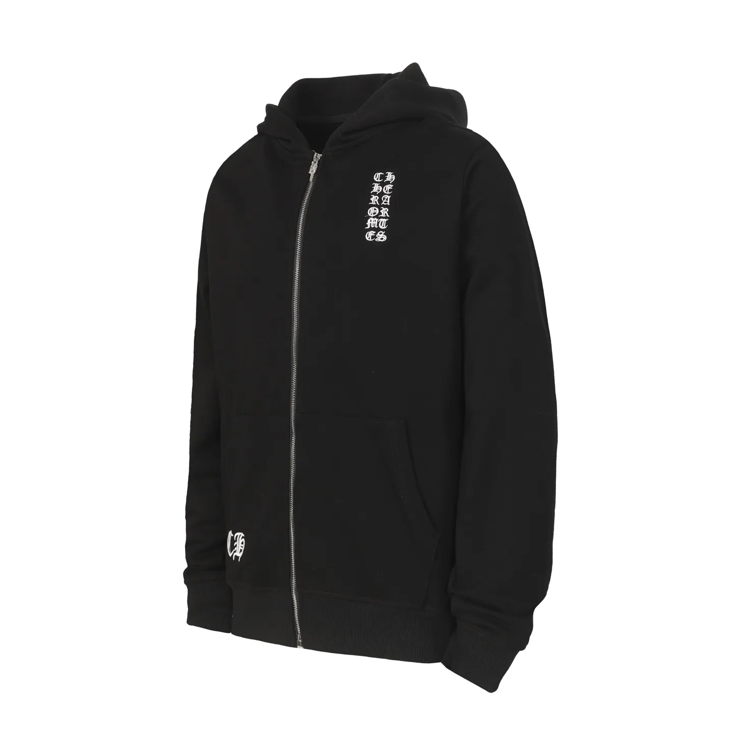 P280 Cross-border running quantity model, please do not place an order if you pursue quality - Chrome Hearts/Chrome Hearts Sanskrit embroidered high-density zipper sweatshirt cardigan jacket - High weight, high density and high quality. The wool is soft, delicate and skin-friendly. Soft and silky to the touch. Excellent warmth and skin-friendly properties. - Custom-woven and custom-dyed, no color difference. No matter the fabric or workmanship details, it beats the ordinary version on the market. - Hardware zipper accessories are all customized, full of details - Color: black gray - Size: S M L XL